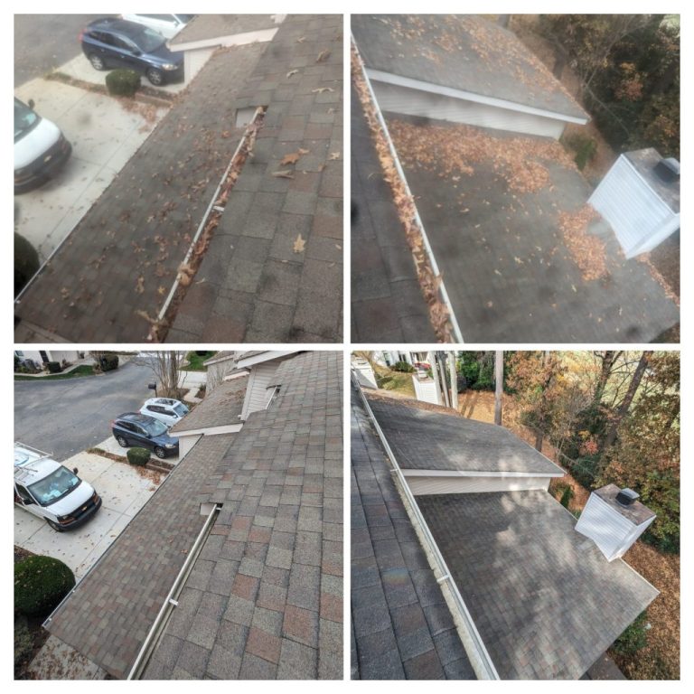 Gutter; clean; dibris; removal; downspout; flow;